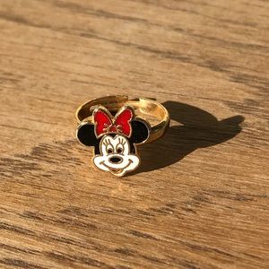 Vintage Disney Gold Minnie Mouse Adjustable Ring